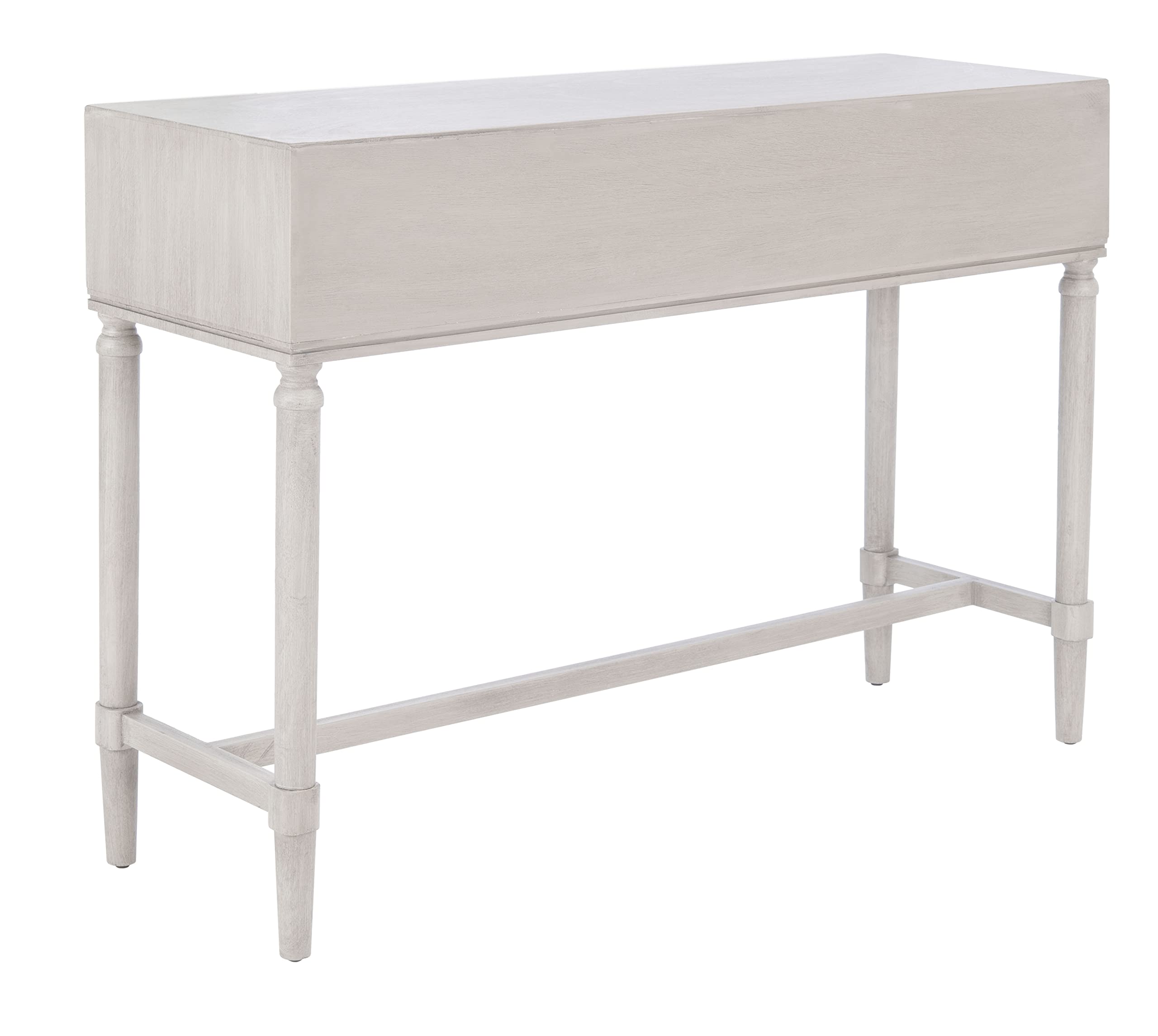Safavieh Aliyah Greige 4-Drawer Console Table - Modern Entryway Furniture for Hallway, Living Room & Bedroom Storage