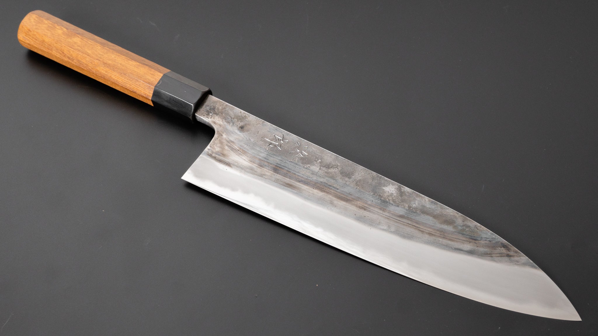 Premium Jiro Tsuchime Wa Gyuto 240mm Japanese Chef Knife with Taihei Tagayasan Handle - Perfect for Sushi, Meat Cutting & Professional Kitchen Use