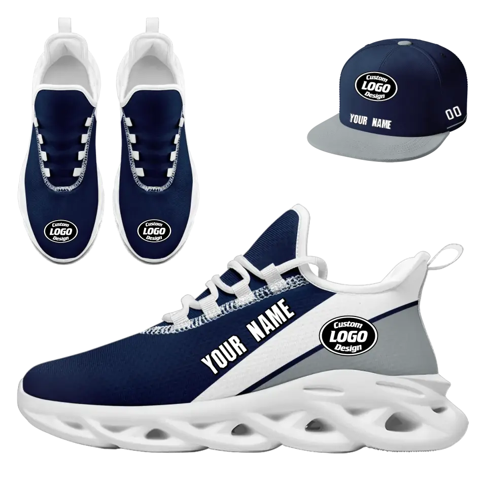 Custom Maxsoul Sneakers & Hat Combo Set - Personalized Athletic Shoes & Apparel for Gifts, Brand Promotions, Fan Festivals & Special Events - Perfect for Sports Enthusiasts & Corporate Giveaways