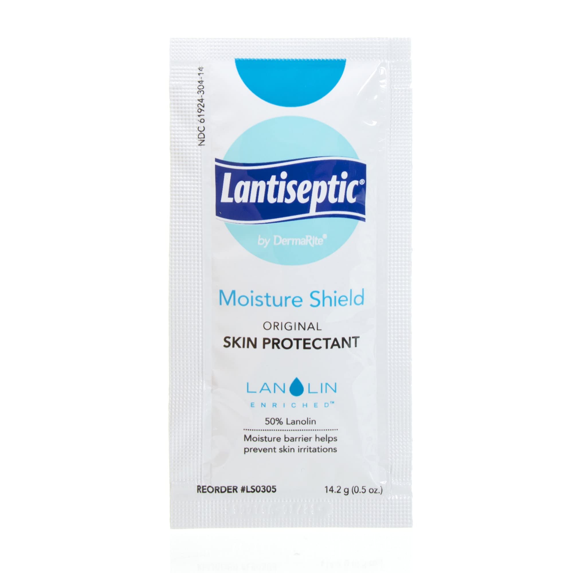 Lantiseptic 0305 Skin Protectant Barrier Cream - Case of 144 Tubes (12 Boxes) for Diaper Rash, Bed Sores & Skin Irritation - Ideal for Hospitals, Nursing Homes & Home Care