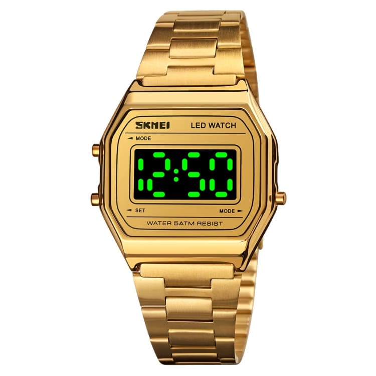 LED Digital Watch 1646 - Waterproof Sports Watch for Men & Women - Perfect for Running, Swimming & Outdoor Activities