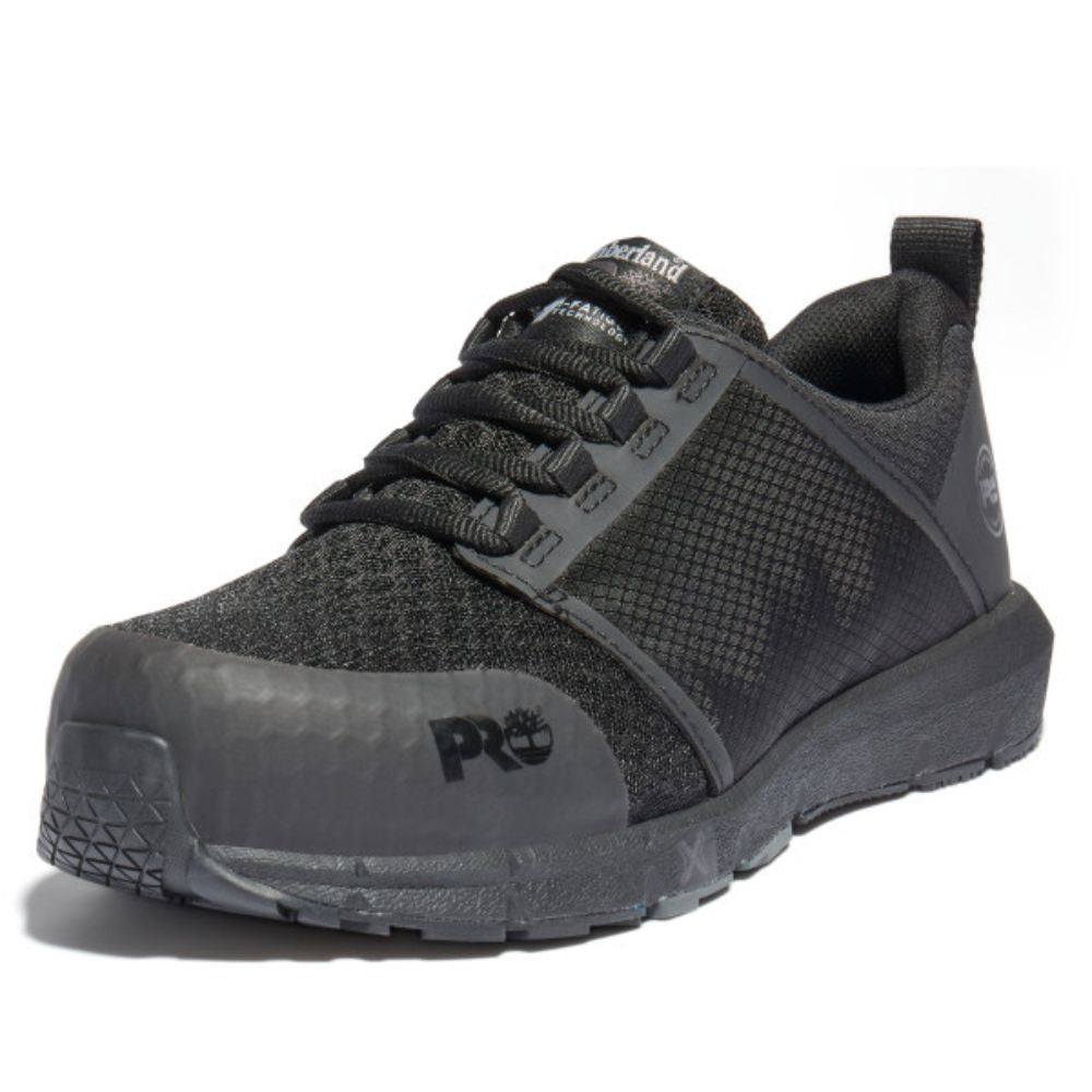 Timberland PRO Radius SD+ Women's Safety Work Shoes - Composite Toe, Slip Resistant, Electrical Hazard Protection - Black (TB0A2A63001) - Perfect for Construction, Warehouse & Industrial Work Environments