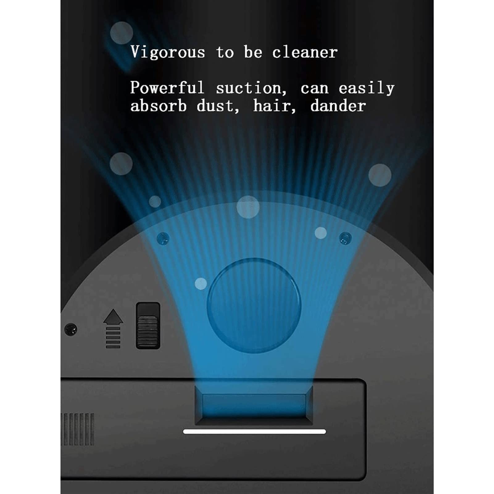 Smart Self-Charging Robot Vacuum Cleaner - Ultra Quiet, Auto Cleaning for Hardwood Floors, Carpets & Pet Hair - Perfect for Home, Office & Pet Owners (Black)