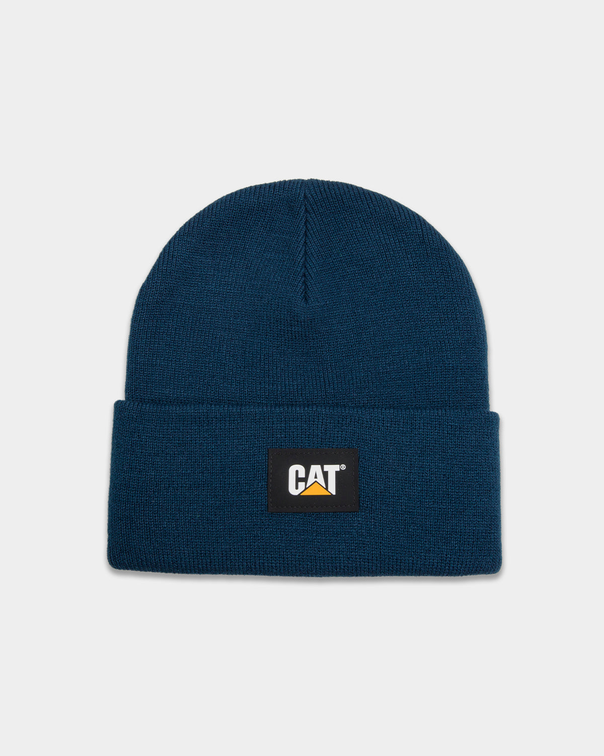 CAT LABEL CUFF BEANIE - Warm Knit Winter Hat for Men & Women - Perfect for Cold Weather, Outdoor Activities, and Street Fashion