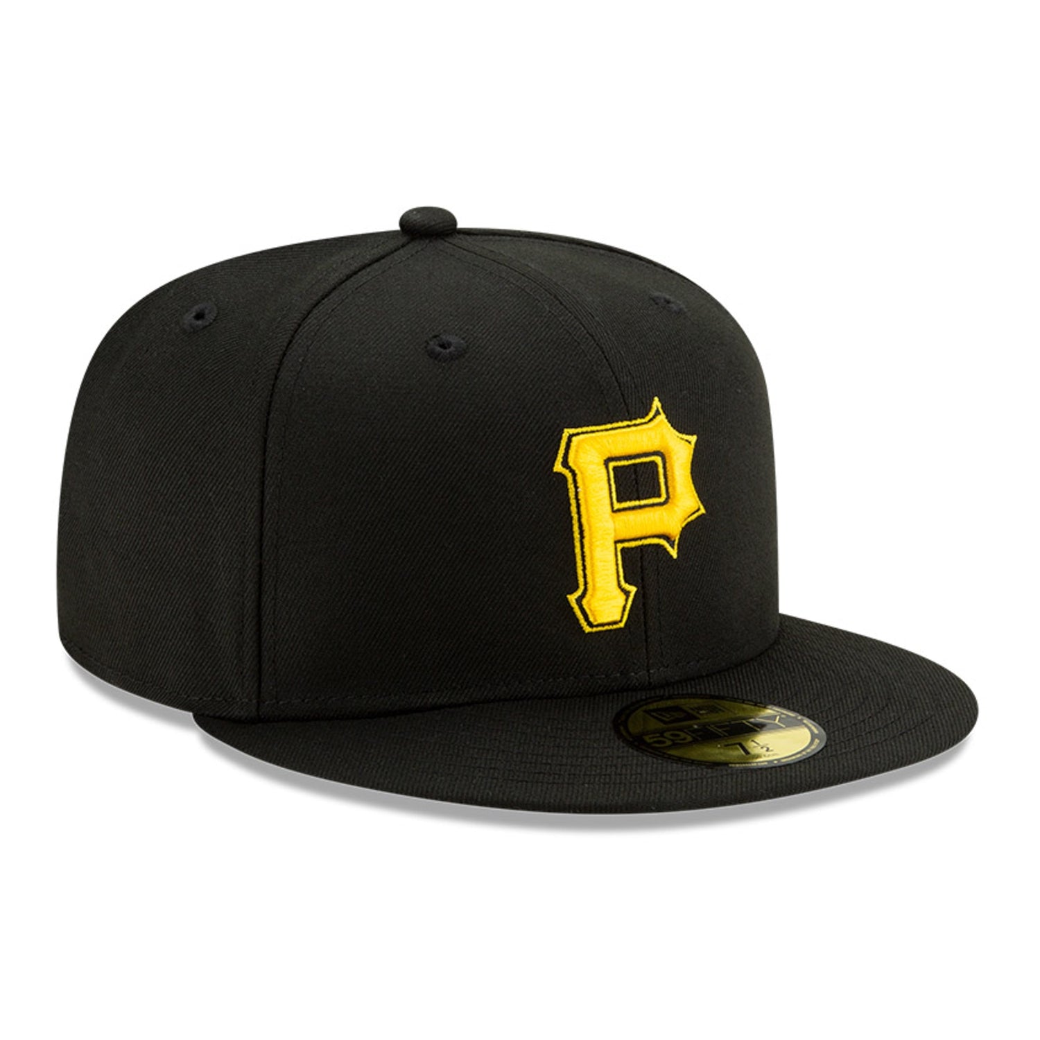 New Era 59Fifty Authentic Pittsburgh Pirates Alternate 2 Baseball Cap - Black MLB Official Licensed Hat for Men & Women | Perfect for Games, Sports, and Casual Wear