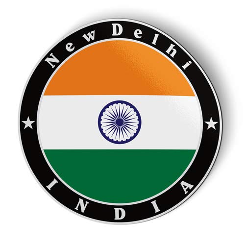 India Flag Flexible Magnet - 3 Inch Car & Fridge Decorative Magnet for Vehicles, Lockers, Office & Home Decor | Patriotic Accessories