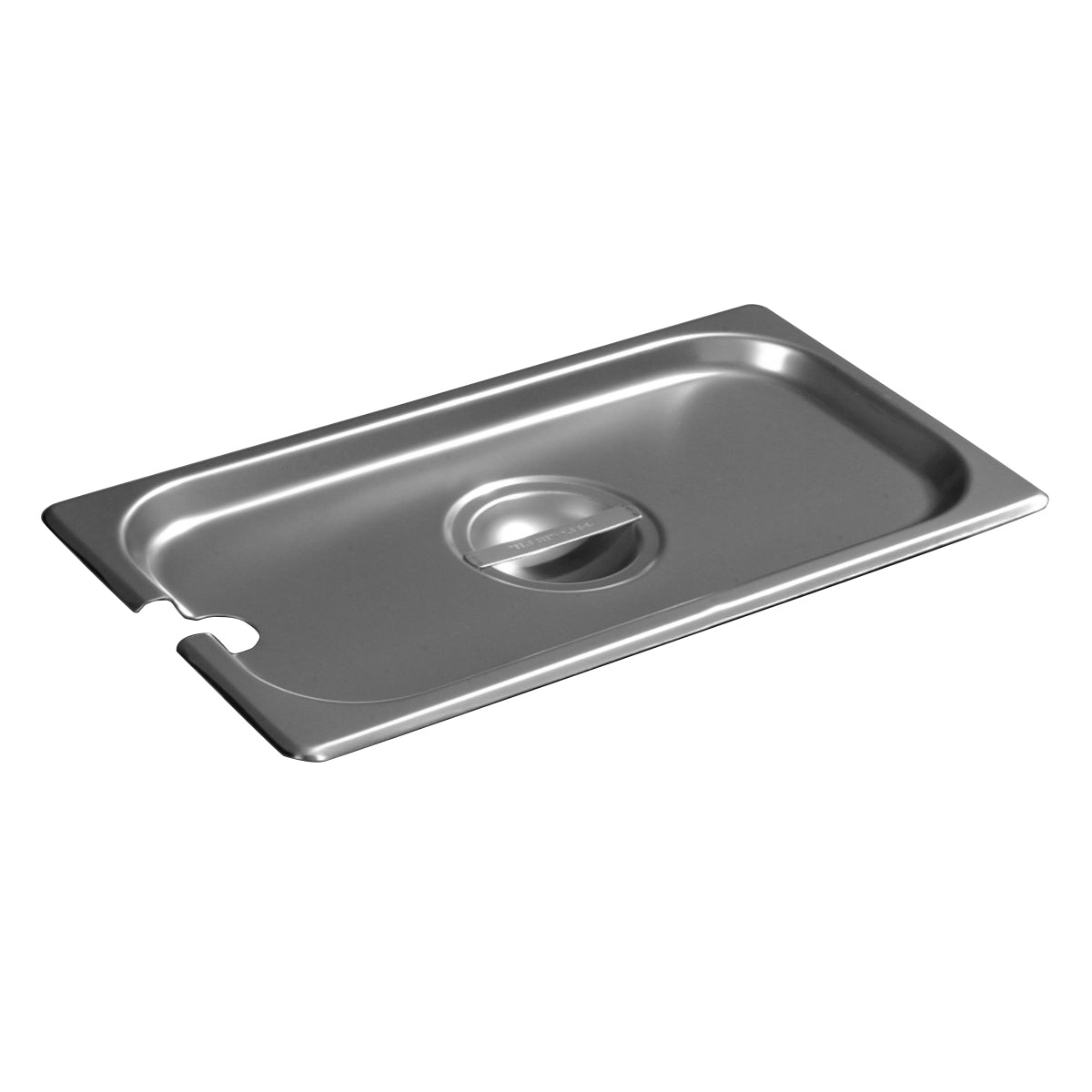 Carlisle DuraPan 1/3 Size Slotted Steam Table Pan Cover - Premium Stainless Steel Food Pan Lid for Commercial Kitchens, Buffets & Catering Services