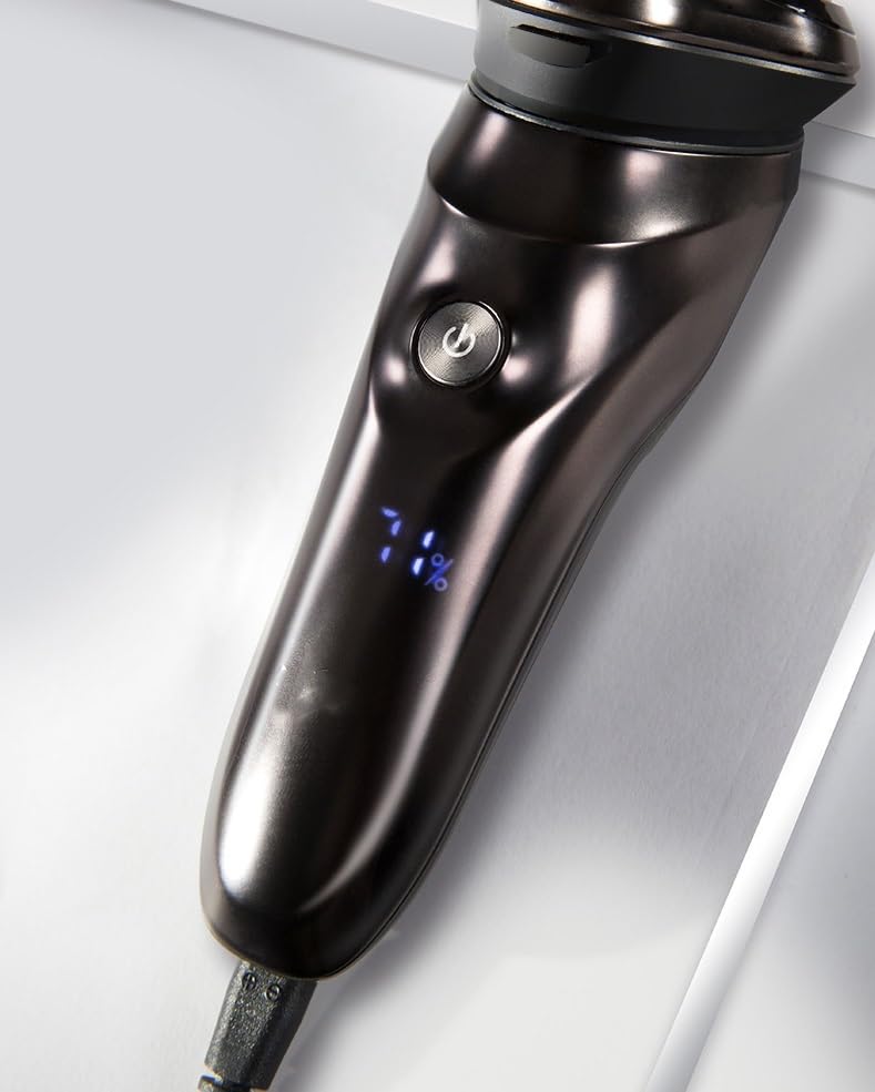 Electric Head Shaver for Men - Waterproof Cordless Shaver & Beard Trimmer for Bald Head, Body & Facial Hair Grooming | Perfect for Travel, Gym & Daily Use