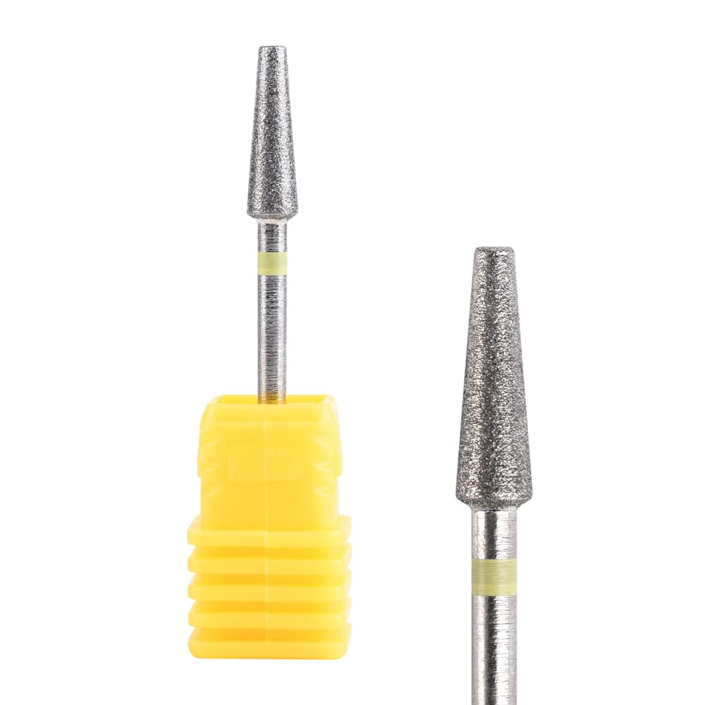 KADS 8 Pcs Professional Ceramic Nail Drill Bits Set - Diamond Nail Drill Bits for Gel & Acrylic Nails Removal, Cuticle Care - Perfect for Salon & Home Manicure Pedicure