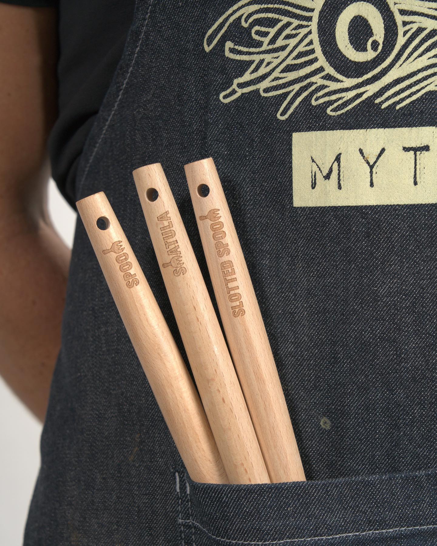 Premium Mythical Kitchen Utensil Set - 6-Piece Non-Stick Cooking Tools with Wooden Handles for Baking, Grilling & Stirring - Perfect Gift for Home Chefs & Cooking Enthusiasts