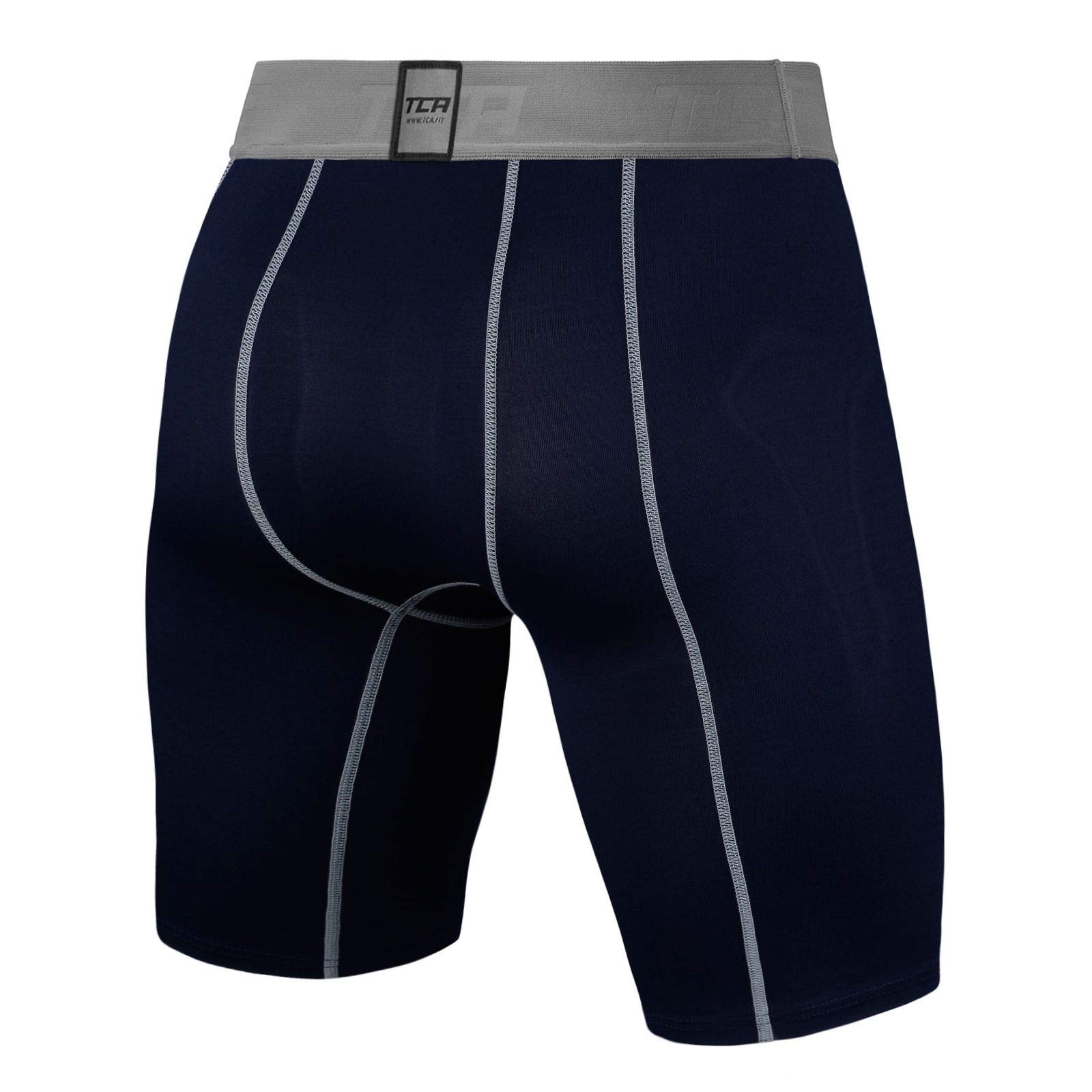 TCA Men's & Boys' Pro Performance Compression Base Layer Thermal Underwear Shorts - Ideal for Running, Workouts & Cold Weather Activities