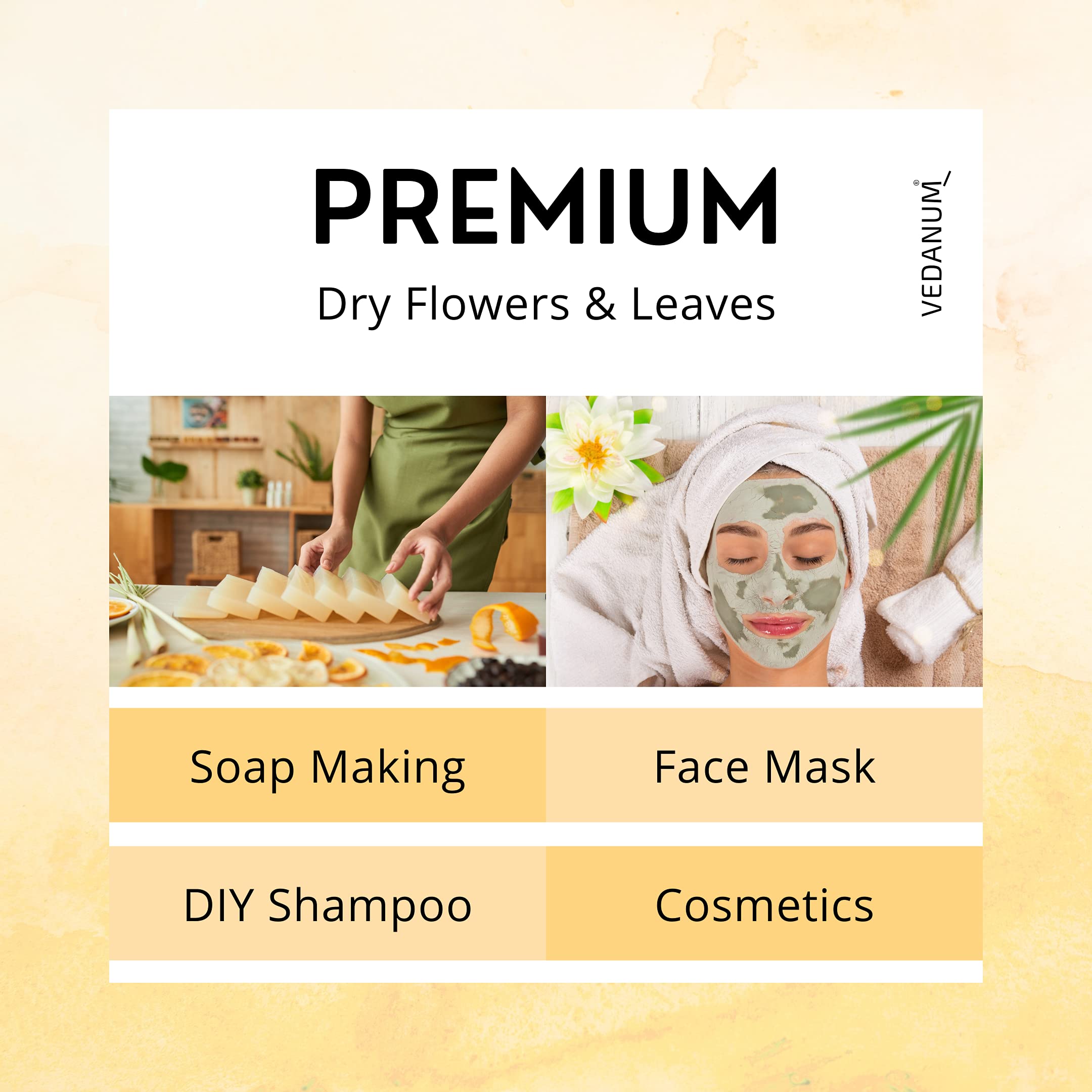 Vedanum Premium Natural Neem Powder for Face Mask, Skin Care, Acne Treatment & Tan Removal - 50g | Organic Antibacterial Facial Powder for Glowing Skin | Perfect for Daily Skincare Routine & Spa Treatments