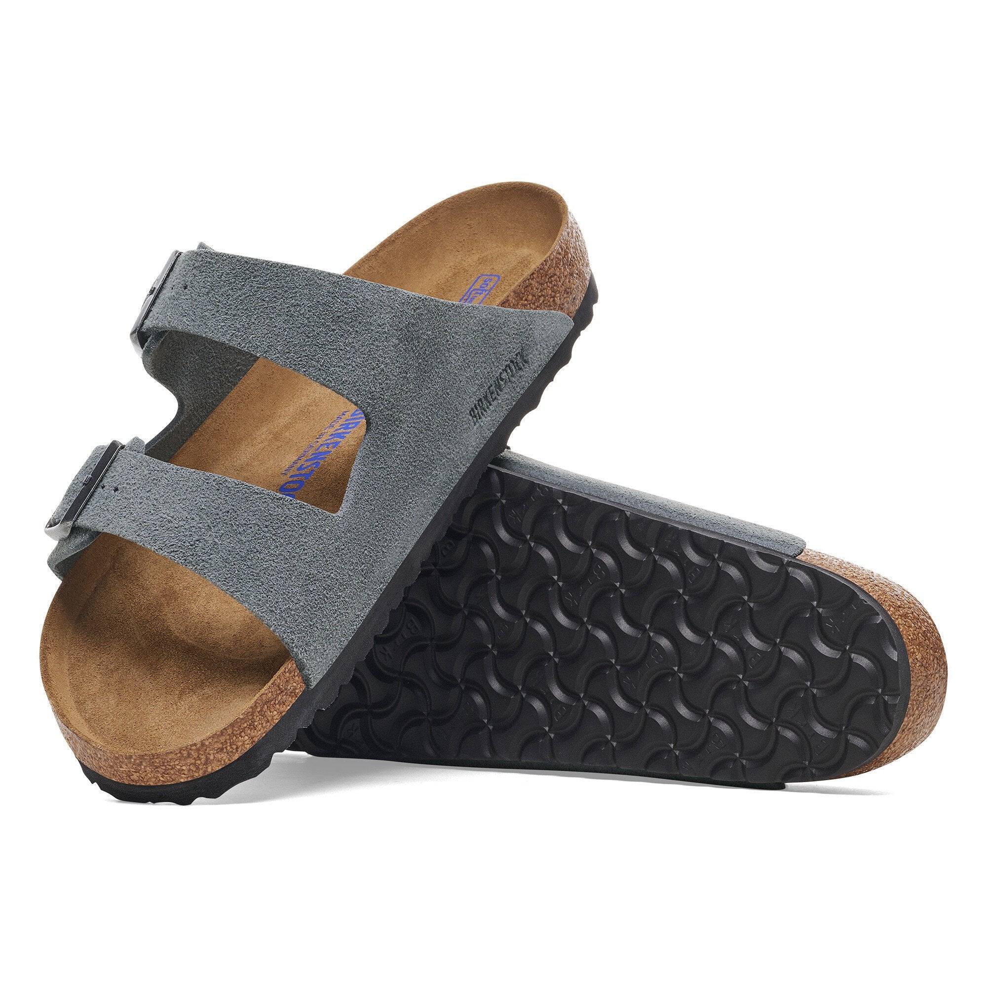 Arizona Soft Footbed Suede Leather Sandals for Men - Comfortable & Durable Casual Summer Shoes for Beach, Walking, and Outdoor Activities