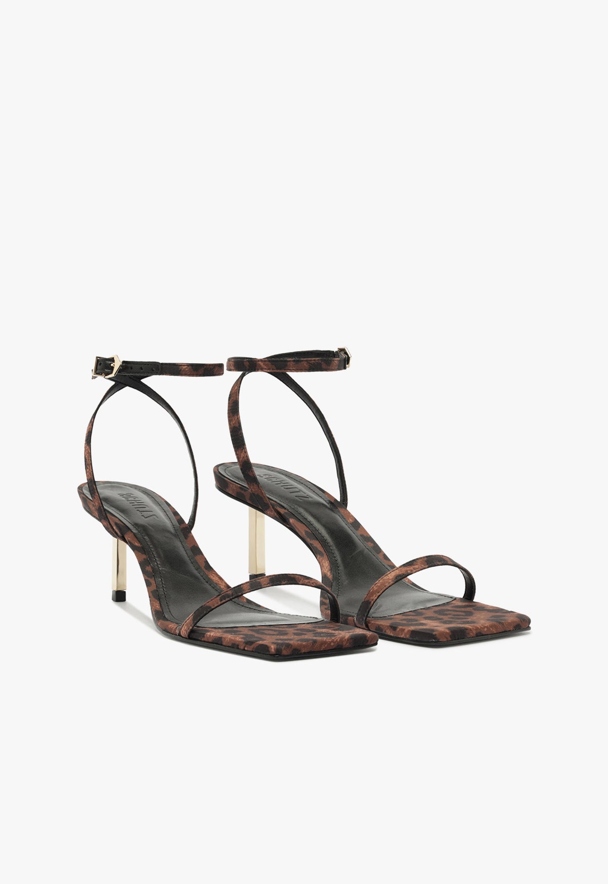 Sam Women's Mid Heel Satin Sandals - Comfortable & Stylish for Weddings, Parties & Evening Events (Style: W24, Heel Height: Mid, Model: S2207700040005)
