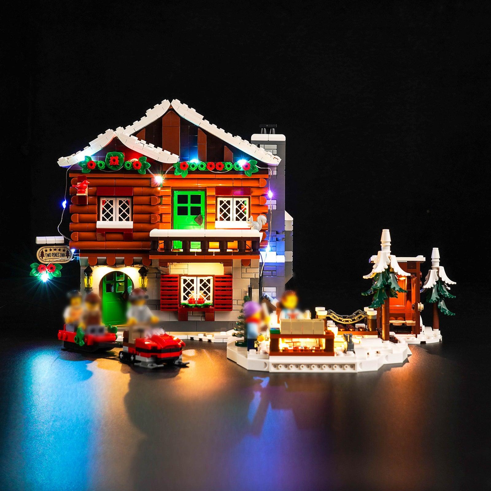 Best LED Light Kits for LEGO Icons® Alpine Lodge 10325 – Enhance Your LEGO Building Display with Realistic Lighting Effects for Home & Office Decor