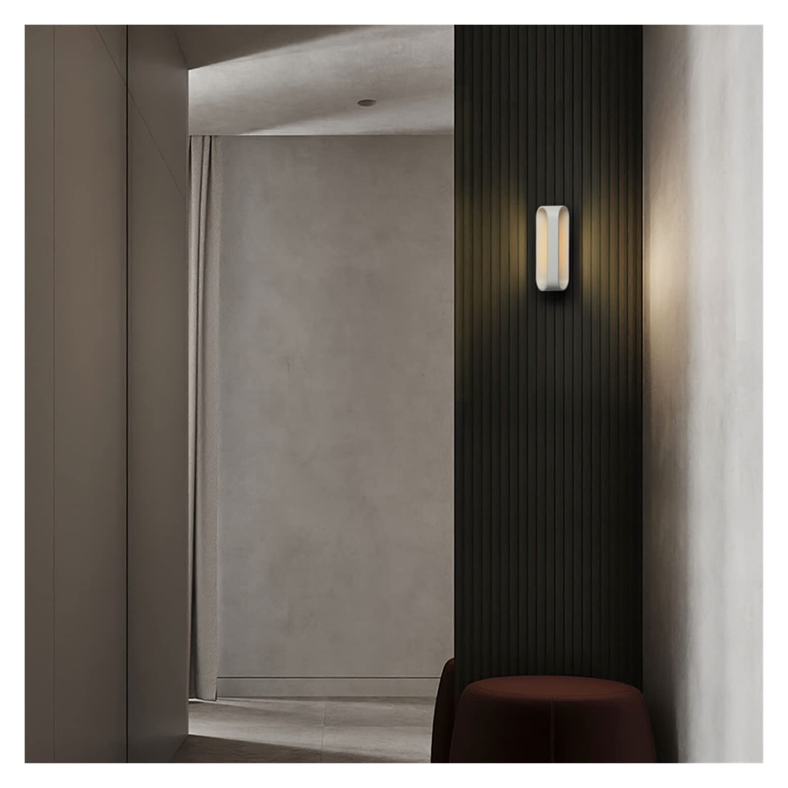 Minimalist LED Wall Sconces - Warm White Bedside Wall Lamp for Bedroom, Modern Home Decor Lighting Fixture | Perfect for Reading Nook, Hallway & Cozy Ambience