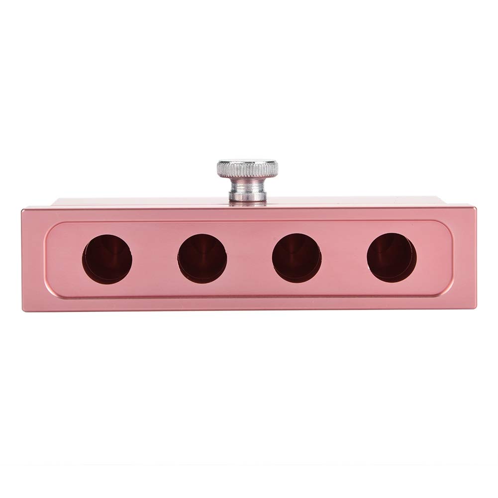 ANGGREK 12.1 DIY Lipstick & Lip Balm Maker Kit - Rose Gold Aluminum Alloy Beauty Tool with 4 Holes for Home Cosmetic Creation | Perfect for DIY Lip Care & Gift Making