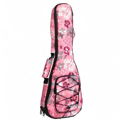 Waterproof 10mm Sponge Ukulele Case - Portable Uke Gig Bag with Accessory Pocket | Travel, Performance & Storage Protection