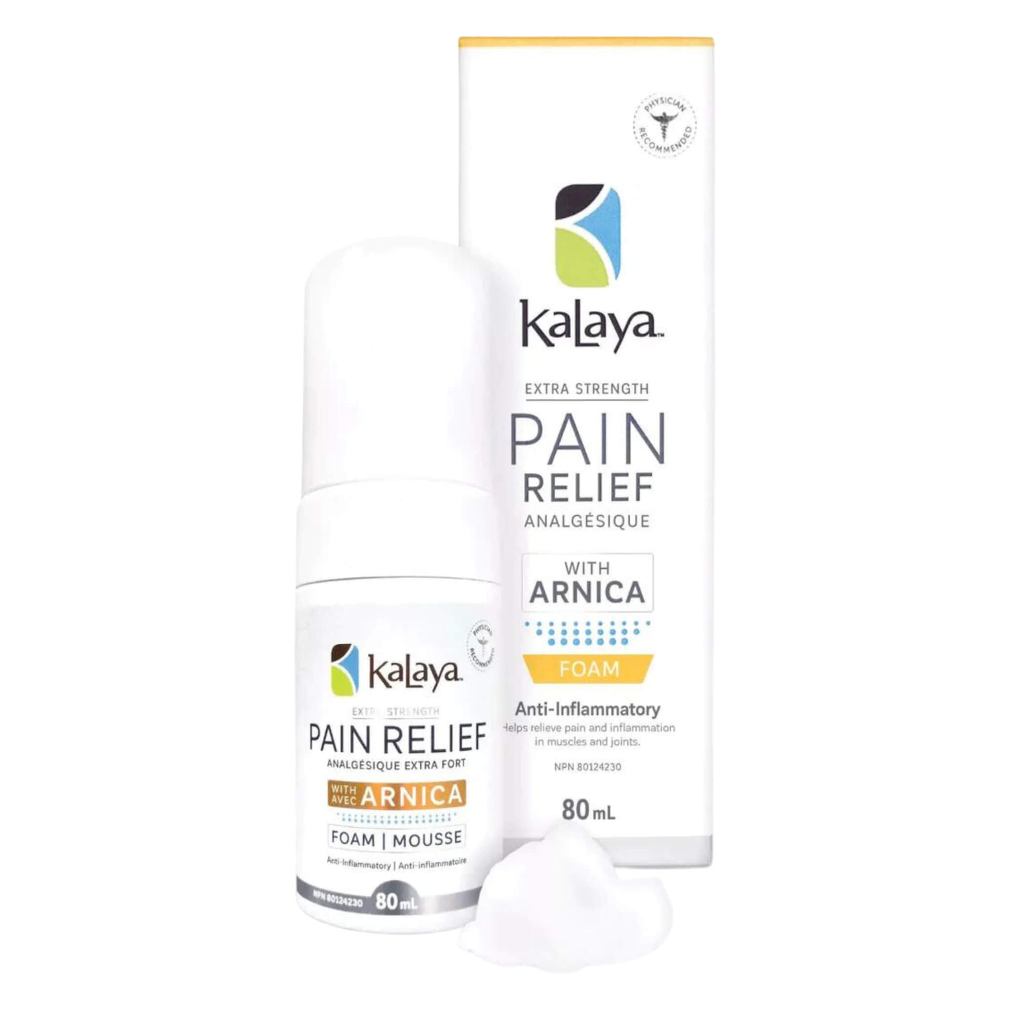 Extra Strength Pain Relief Foam with Arnica - Fast-Acting Muscle & Joint Pain Relief for Athletes & Active Lifestyles