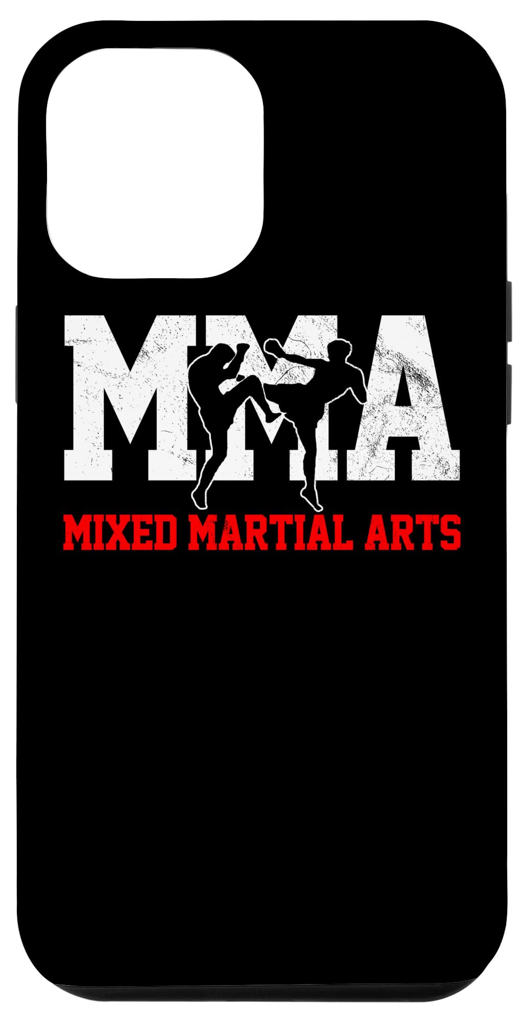 iPhone 12 Pro Max Case - Heavy Duty MMA Kickboxing Fighter Phone Cover | Shockproof & Durable Protection for Martial Arts Training & Extreme Sports