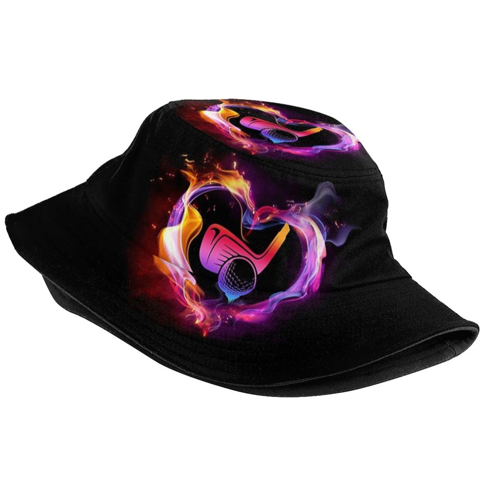 Stylish Golf Bucket Hat - Funny Pattern Sun Hat for Men & Women - Perfect for Golf, Beach, Summer Outdoor Activities & Sports