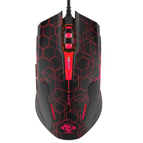 E BLUE M636 2500 DPI USB Wired Gaming Mouse with 6 Buttons & RGB Backlight - Ergonomic Design for PC Gamers | Perfect for FPS, MOBA & Esports Tournaments