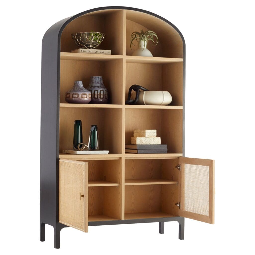Cyan Design 11496 Lamu Cabinet - Black Wooden Storage Cabinet for Living Room, Bedroom & Office Organization