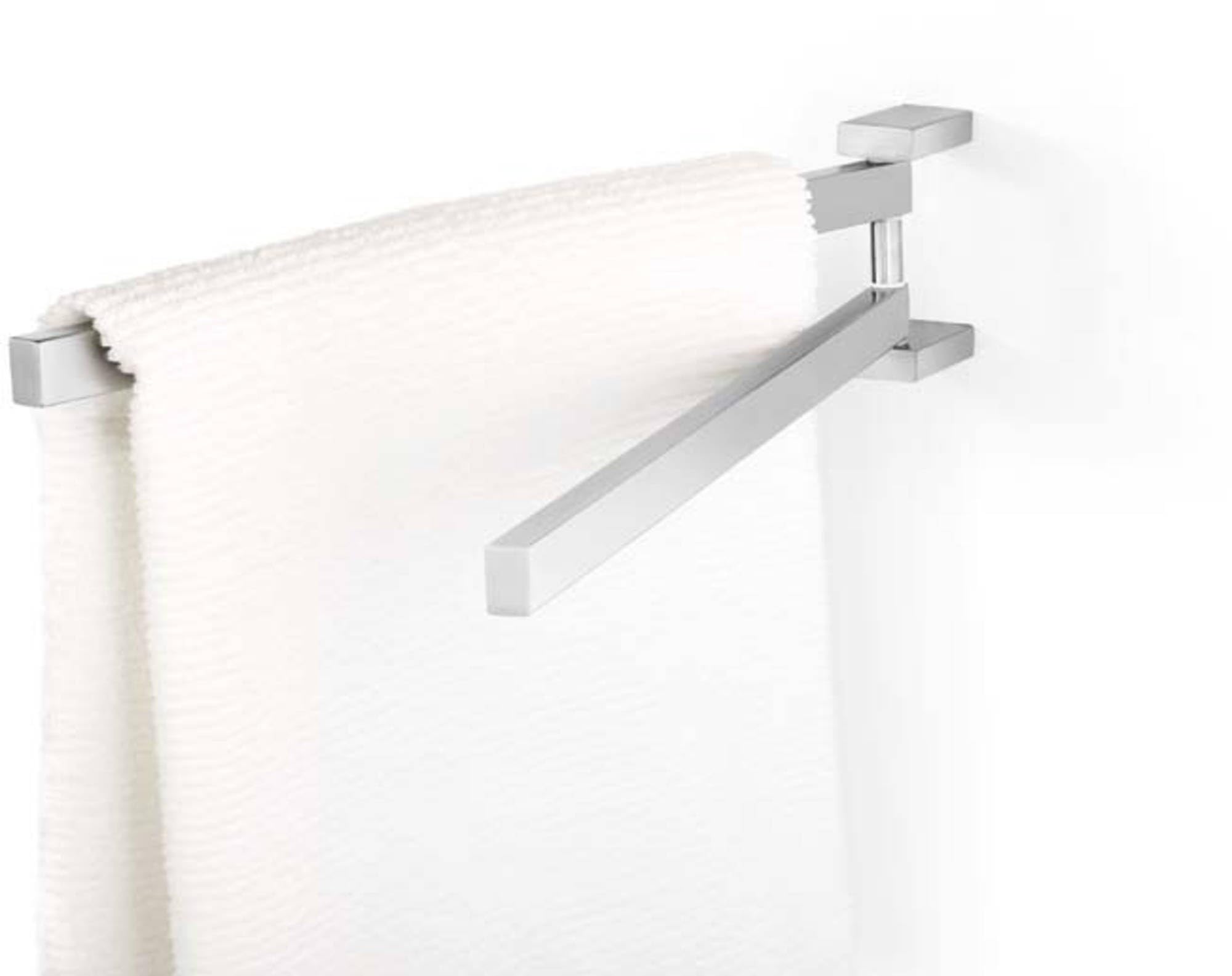 40380 Linea Swivel Towel Holder - Modern Bathroom & Kitchen Towel Rack for Easy Access - Perfect for Bathrooms, Kitchens, and Laundry Rooms