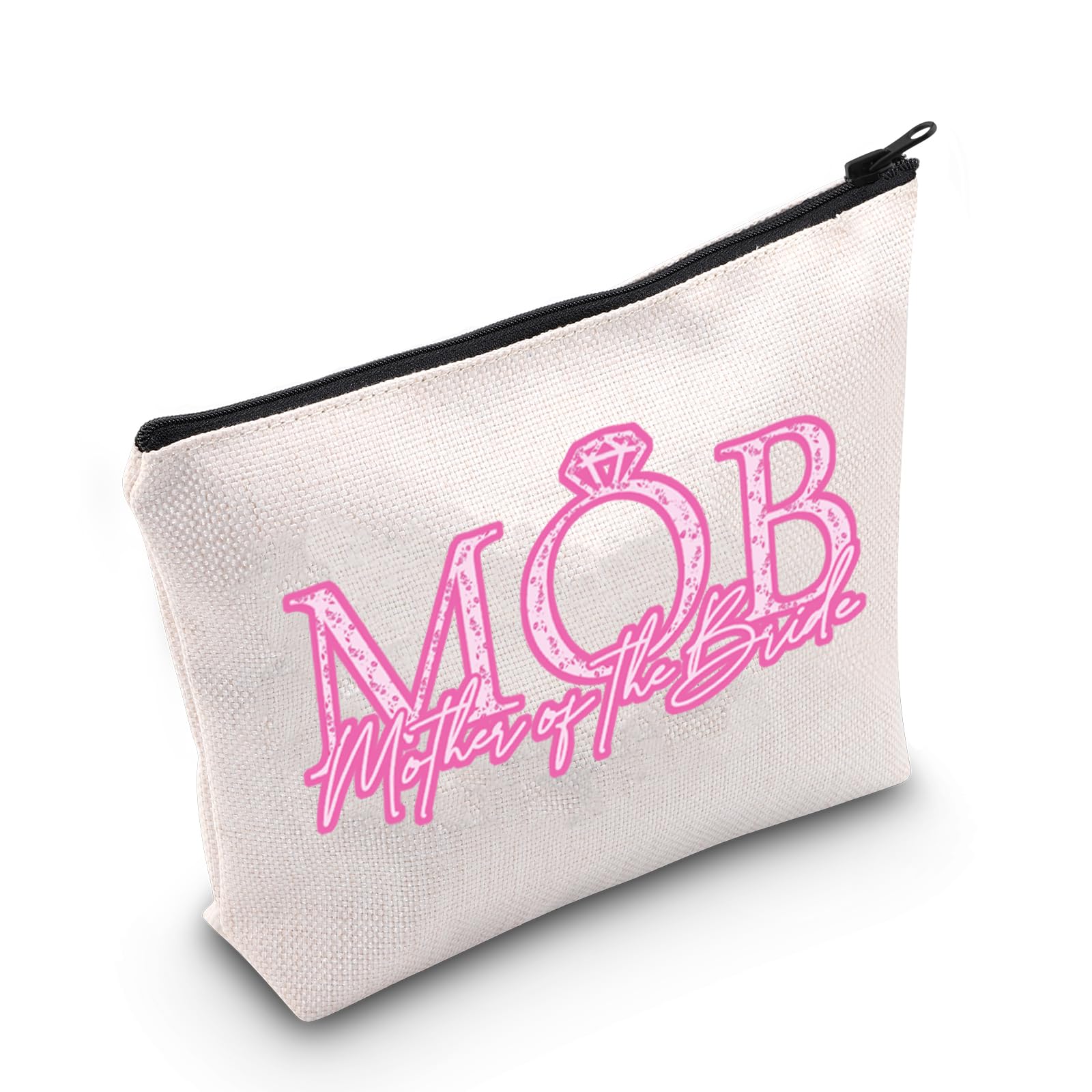 Elegant Mother of The Bride Gift Set - Premium Makeup Bag for Wedding Day - Perfect Thank You Present from Bride to Mom - Ideal for Bridal Shower, Wedding Day & Special Occasions