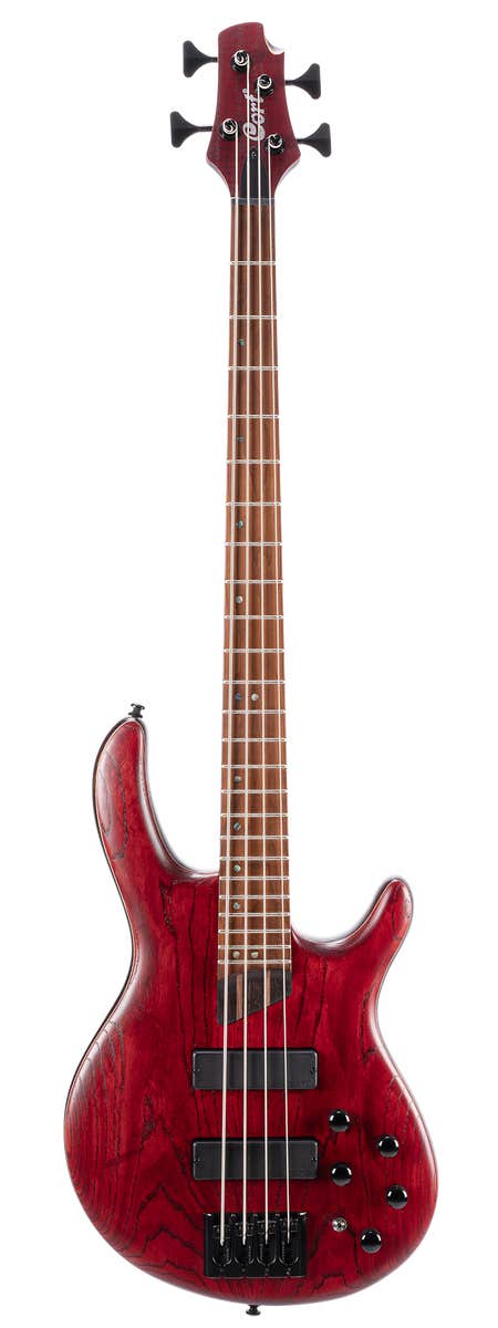 Cort B4 ELEMENT OPBR 4-String Electric Bass Guitar - Burgundy Red Finish | Professional Bass for Live Performances & Studio Recording