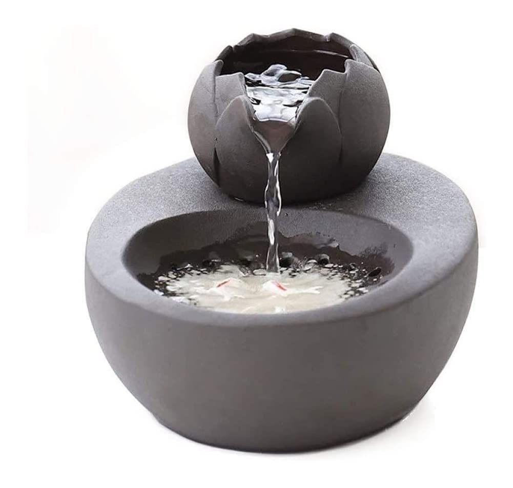 Ceramic Cat Water Fountain - Silent Automatic Pet Drinking Fountain for Cats & Small Dogs - Perfect for Home Use