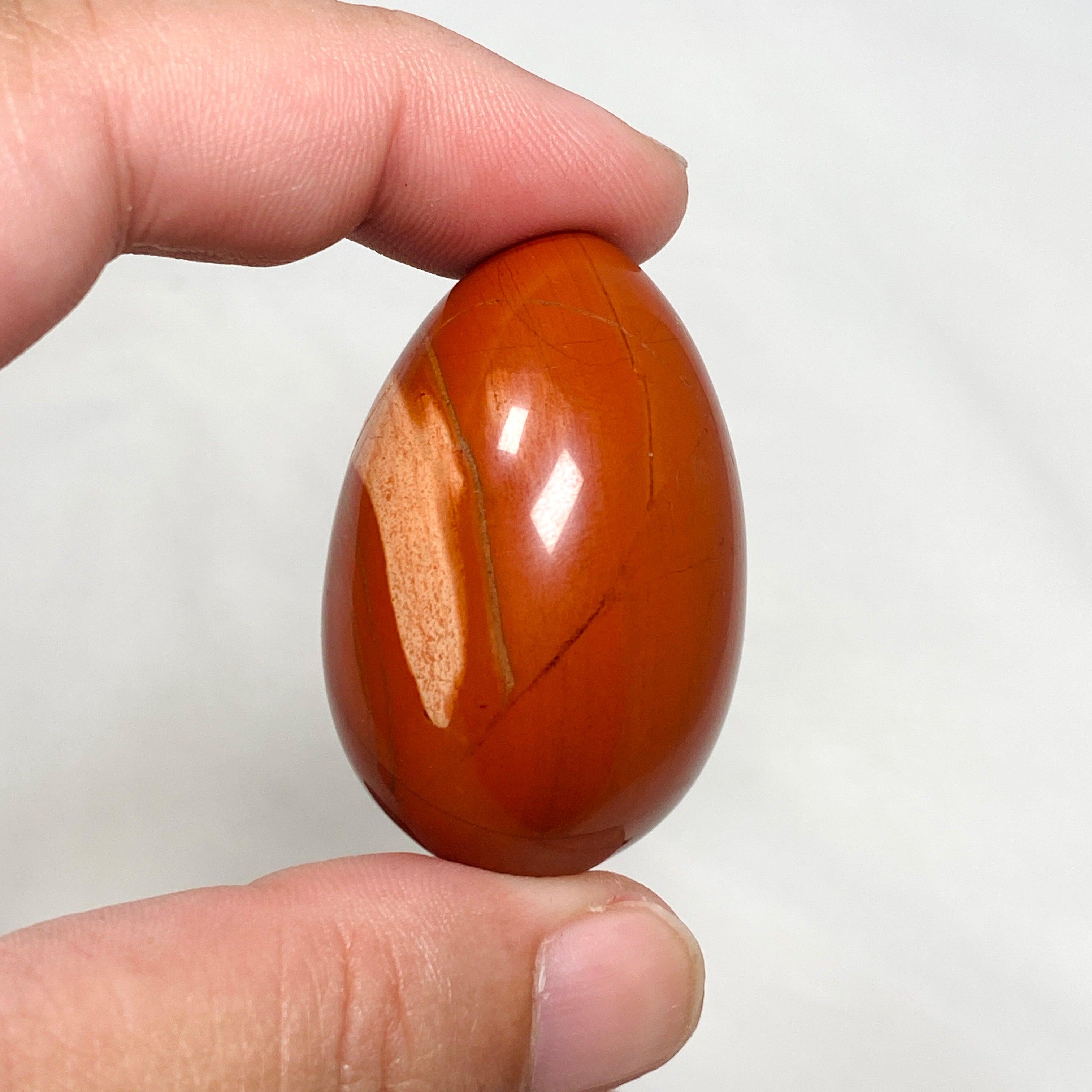 Jasper Egg JAE 01 - Natural Stone Massage Tool for Relaxation & Stress Relief - Perfect for Spa, Yoga, and Home Wellness Rituals