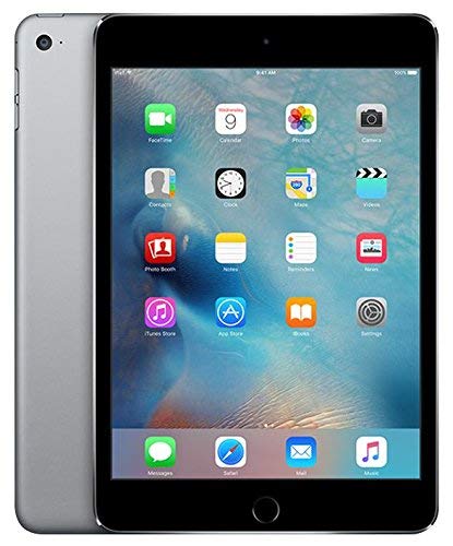 Apple iPad Mini 4 16GB Wi-Fi Tablet - Space Grey (Renewed/Refurbished) | Portable Lightweight Design for Travel, Work & Entertainment
