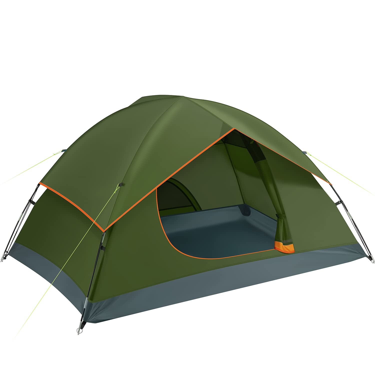 Ciays Waterproof Camping Tent - Lightweight Family Tent with Removable Rainfly & Carry Bag | Perfect for Outdoor Adventures, Backpacking, Hiking & Travel | Includes Stakes for Easy Setup