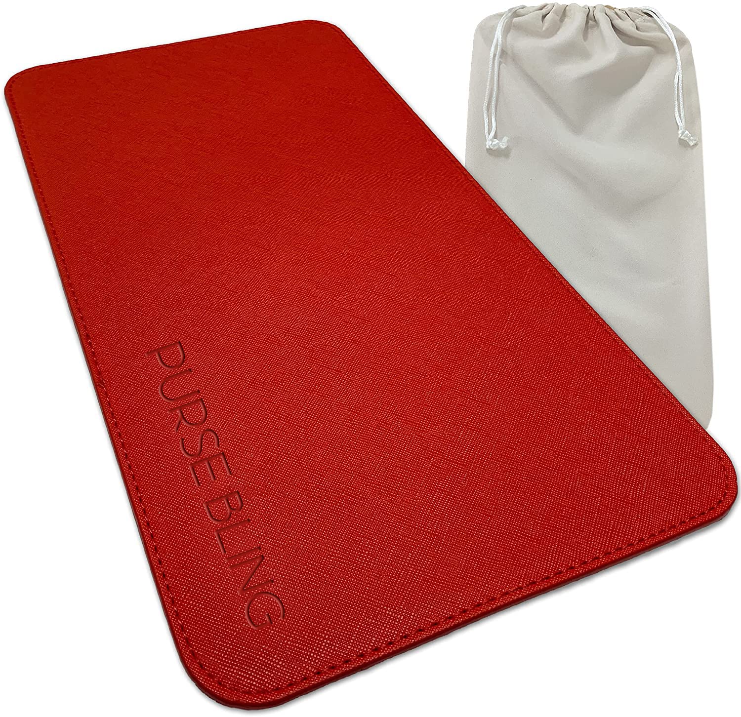 Graceful MM Base Shaper Organizer for LV Bags - Red Vegan Leather Purse Insert for Louis Vuitton Graceful Totes & Handbags | Perfect for Travel, Work & Daily Use