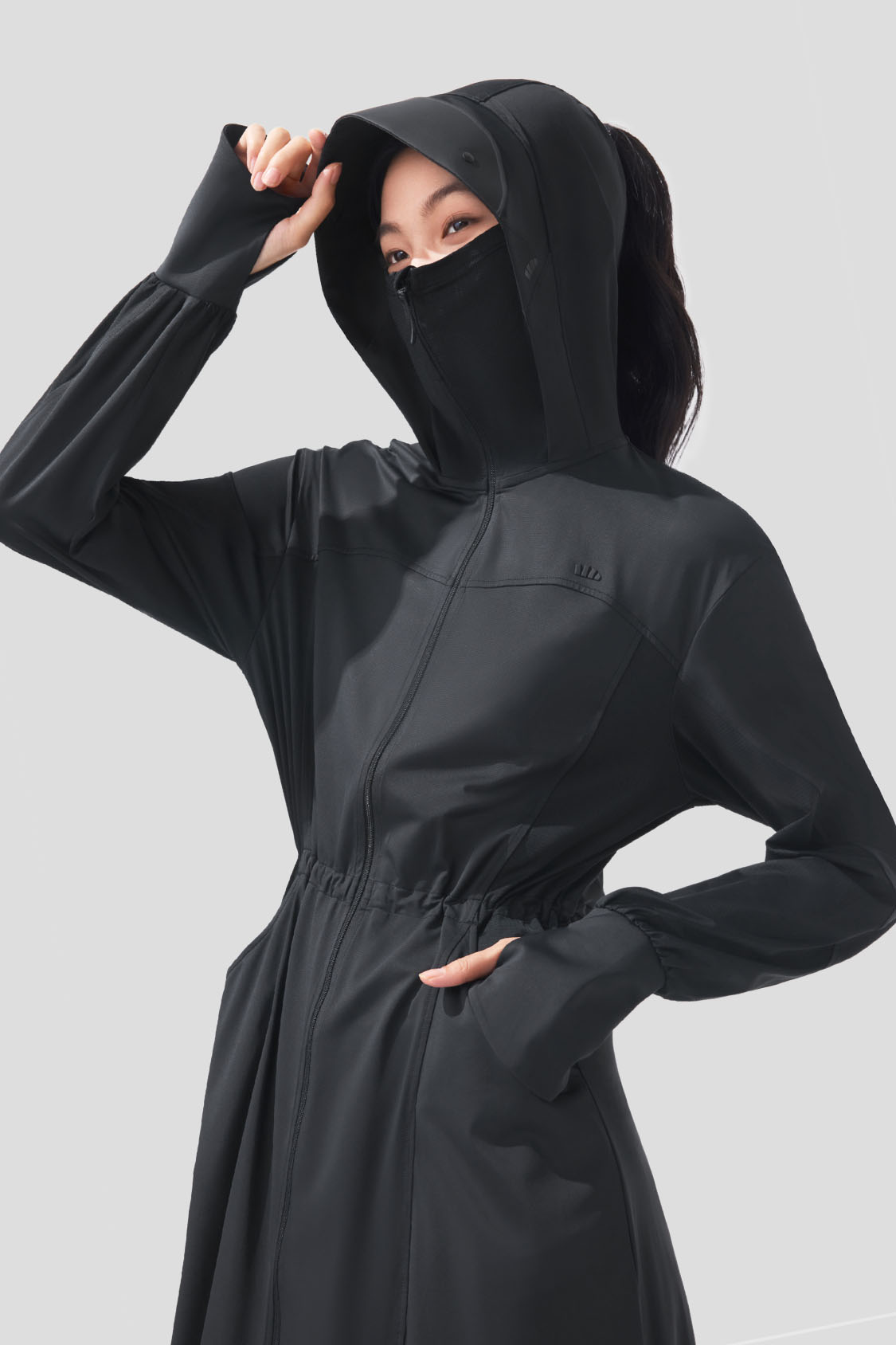 Ease Women's Full Protection Loose Long Sun Jacket UPF 50+ UV Protective Cover-Up for Beach, Pool & Outdoor Activities - AL824