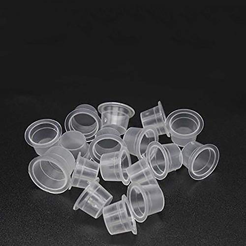 300Pcs Disposable Plastic Tattoo Ink Caps & Cups - Mixed Sizes for Tattoo Pigment, Tattoo Kits & Supplies - Perfect for Professional Tattoo Artists & Studios - Hygienic Ink Containers for Safe Tattooing