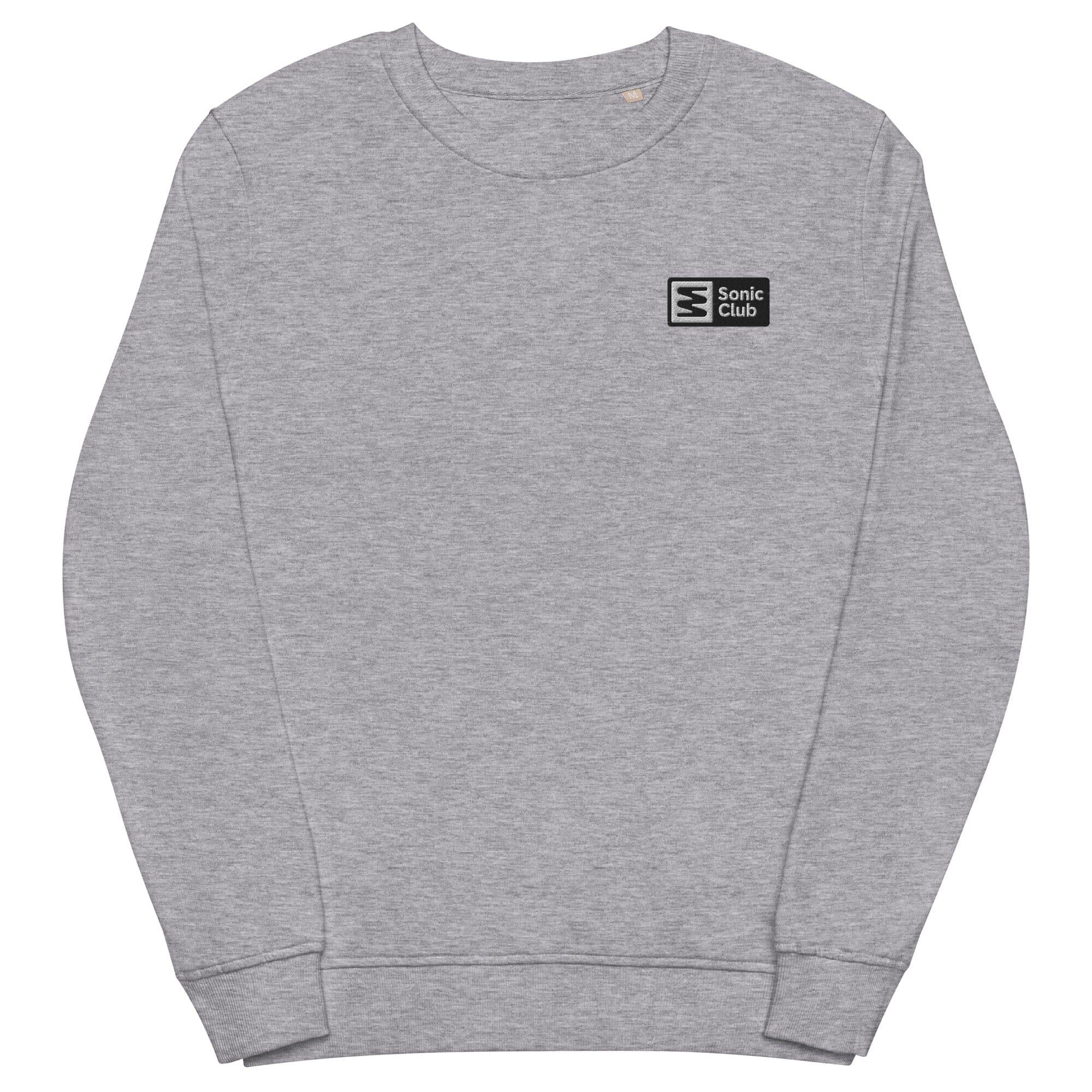Organic Unisex Sweatshirt by Sonic Club | Eco-Friendly Cotton Pullover for Men & Women | Perfect for Casual Wear, Gym, and Outdoor Activities