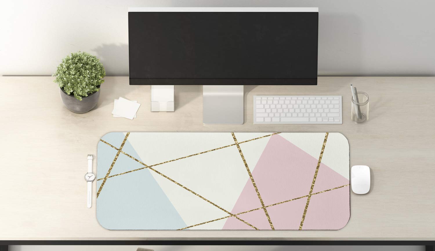 Ambesonne Neutral Color Computer Mouse Pad - Large 31