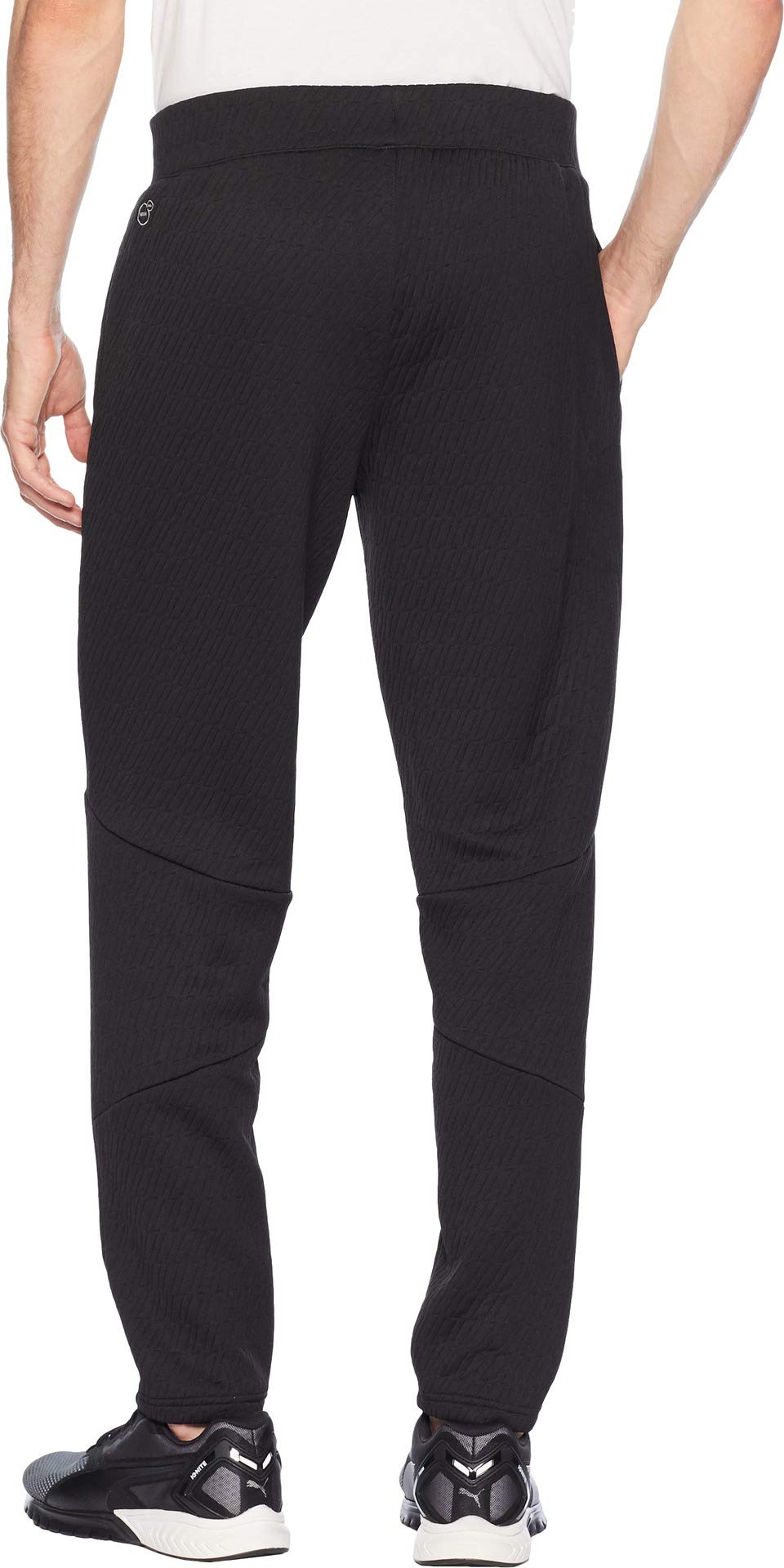 PUMA Men's Vent Knit Athletic Pants - Breathable Workout Joggers for Running & Training, Black, Size M | Gym & Casual Wear