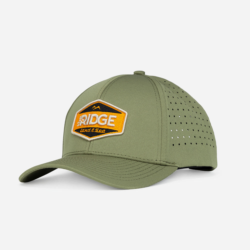 Ridge Apparel Land and Sea Snapback Hat - Adjustable Baseball Cap for Men & Women - Outdoor, Fishing, and Casual Wear