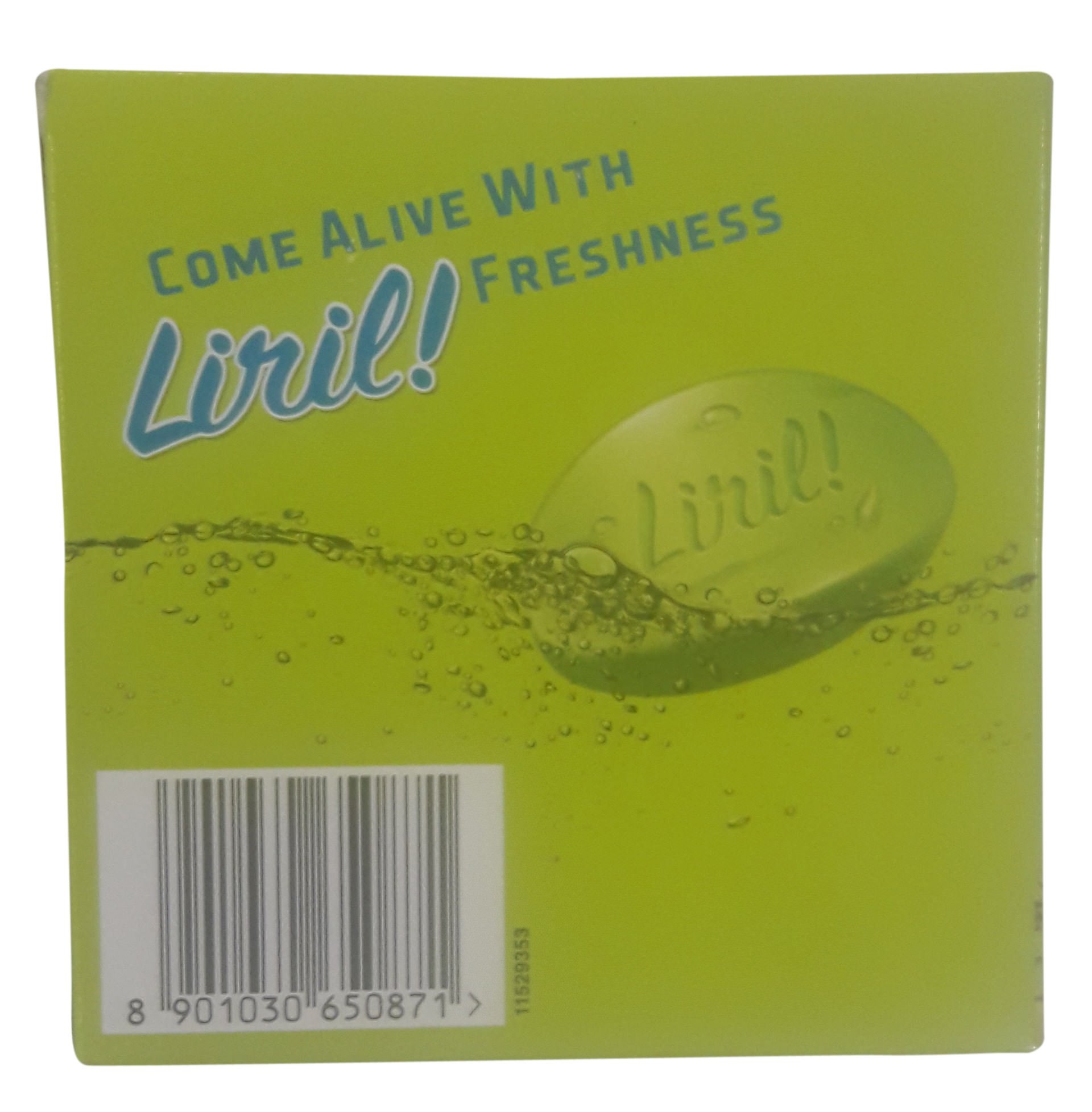 Liril Lime Rush Soap - 375g Combo Pack | Refreshing Citrus Body Wash for Men & Women | Perfect for Shower, Gym & Travel