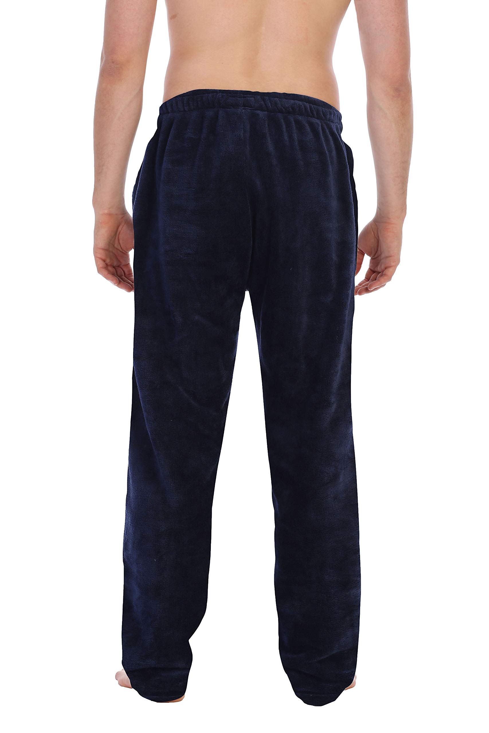 Gioberti Men's Super Soft Plush Pajama Pants - Cozy Lounge Pants for Relaxing at Home, Sleepwear & Comfortable Winter Pajama Bottoms