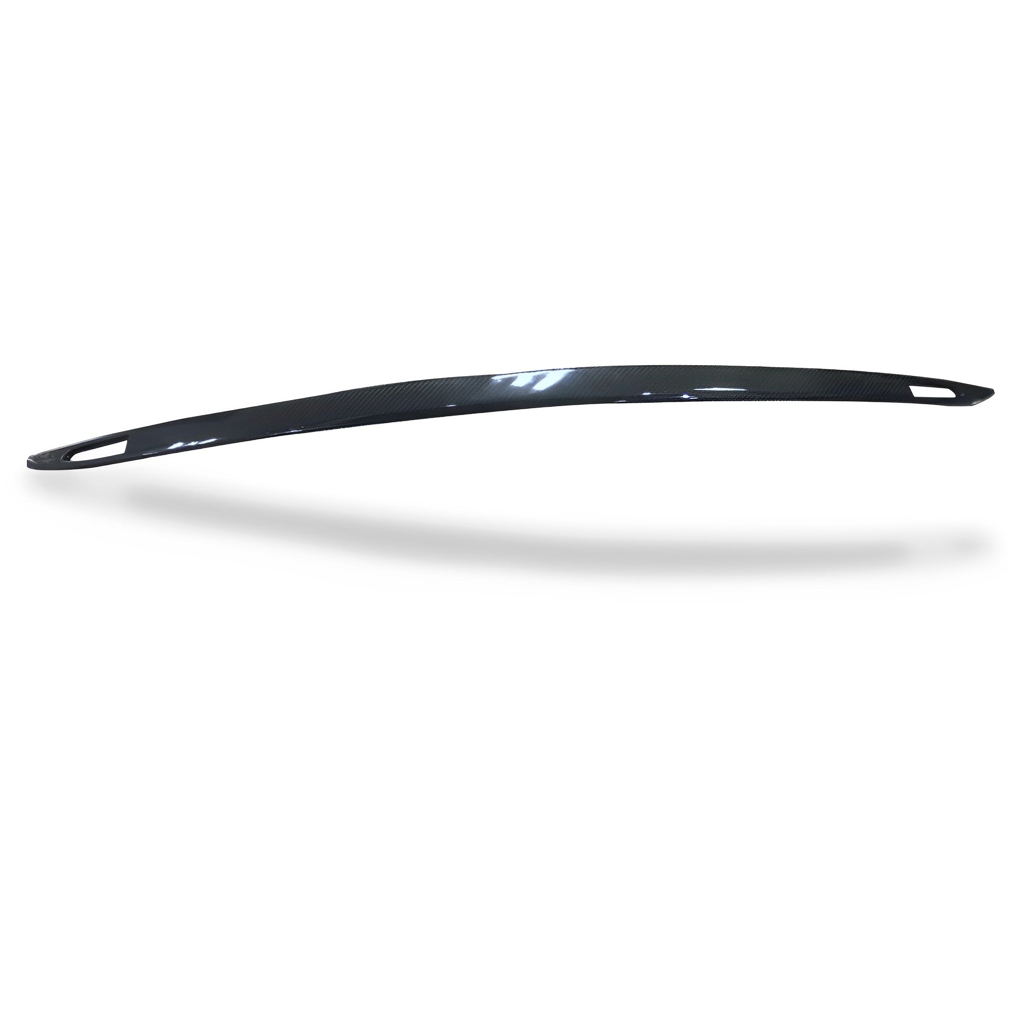 Premium Real Carbon Fiber Trunk Chrome Trim for Tesla Model S (2015-2020) - Lightweight & Durable Exterior Upgrade for Enhanced Style & Protection