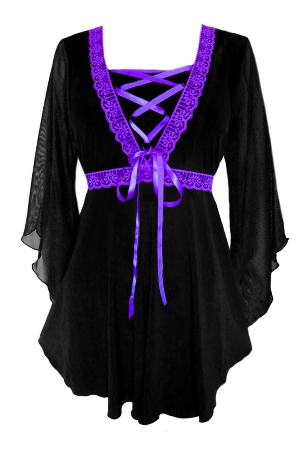 Victorian Gothic Corset Top for Women - Elegant Medieval Blouse for Halloween, Cosplay & Everyday Wear | Perfect for Renaissance Fairs, Gothic Fashion & Themed Parties