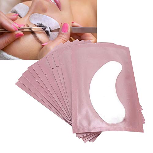 50Pcs Disposable Hydrogel Eyelash Pads for Lash Extensions - Lint-Free, Soft & Comfortable Isolation Eye Pads for Professional Salon & Home Use - Perfect for Eyelash Grafting, Makeup Application & Beauty Treatments