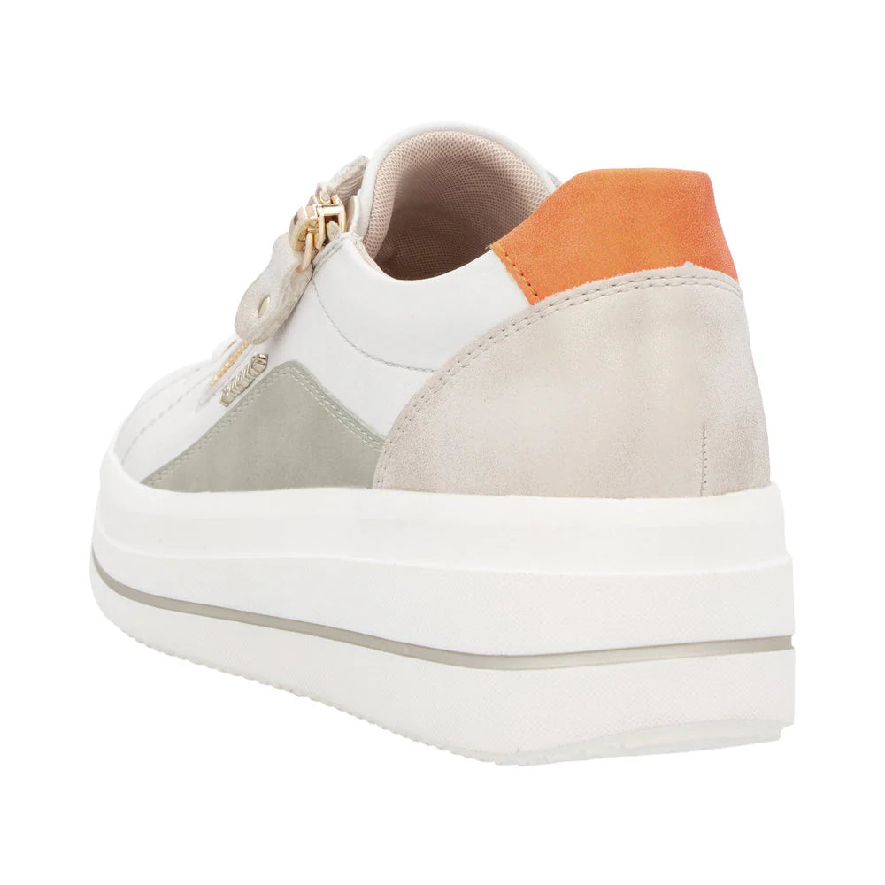 Remonte Julika Women's Fashion Sneakers - Comfortable Casual Walking Shoes for Women - Perfect for Work, Travel & Everyday Wear