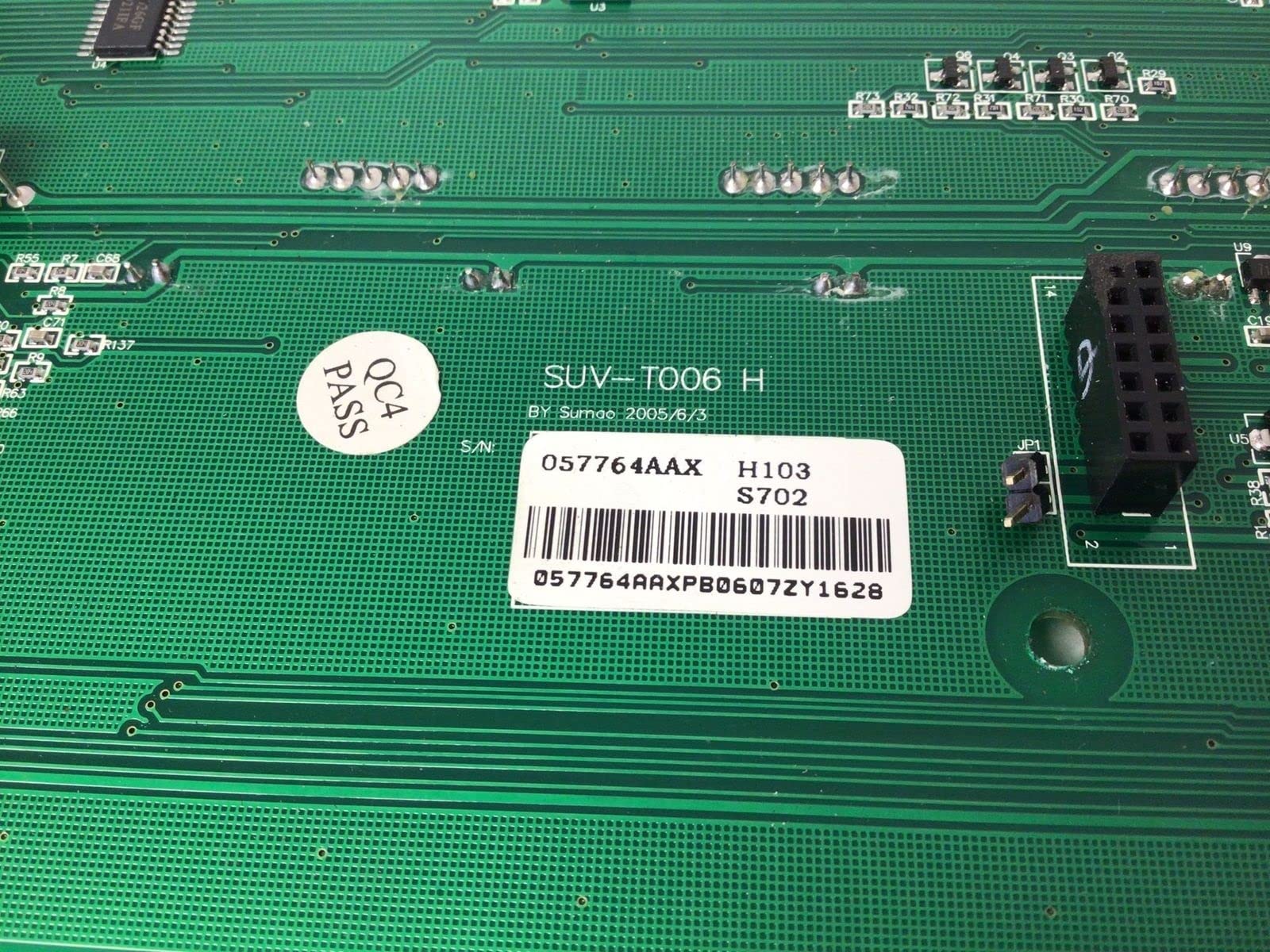 Original Display Console Electronics Circuit Board 057764-AAX for Vision Fitness Treadmill - Replacement Part for Home Gym Equipment & Exercise Machines