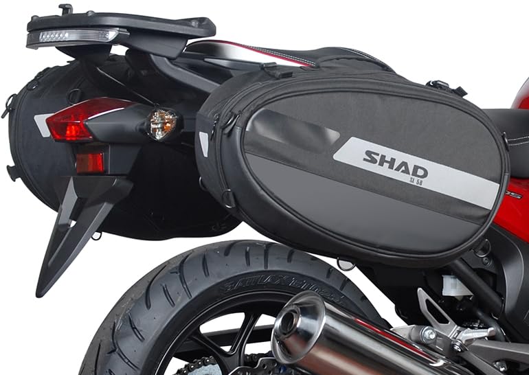 X0sl58 Motorcycle Saddle Bags & Side Bags - Waterproof SL58 Leather Storage for Cruiser Bikes - Perfect for Long Rides & Road Trips
