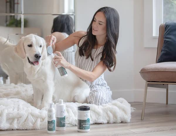 Organic Oatmeal & Aloe Dog Shampoo for Sensitive Skin - Hypoallergenic, Deodorizing & Gentle Pet Shampoo - Cruelty-Free, Non-Toxic Formula (16oz) - Perfect for Bath Time & Allergy Relief for Dogs